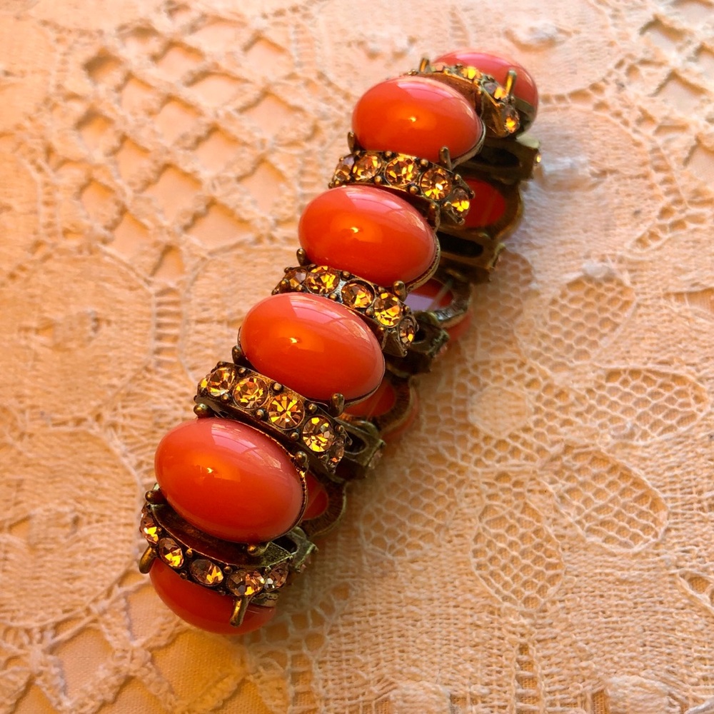 J.CREW CORAL-COLORED BRACELET